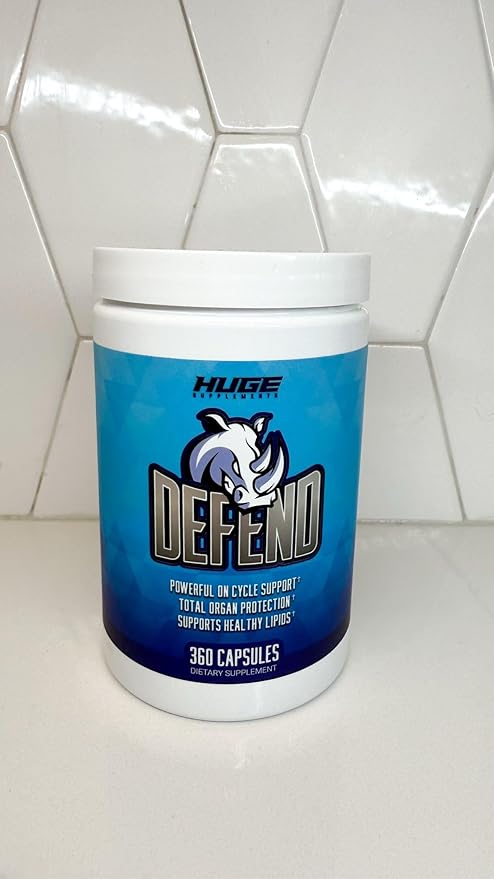 Defend Cycle Support - Most Stacked &amp Complete Organ Protection Liver Support Kidneys Heart Prostate &amp Immune System On Cycle - Contains NAC TUDCA Milk Thistle Astragalus &amp More (36