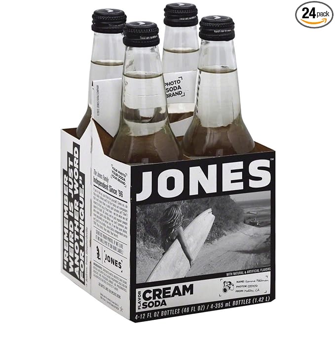 Jones Cream (24 Pack) Soda By Jones Soda