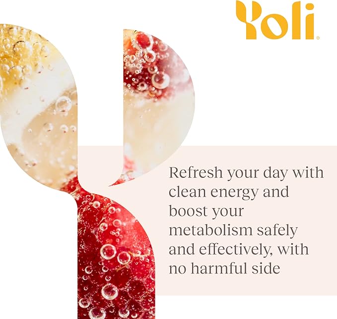 Yoli® Passion Energy Drink Powder Mix - Natural Energy Drink Mix for Endurance and Stamina Bulk 90 Servings - Raspberry Lemon Flavor