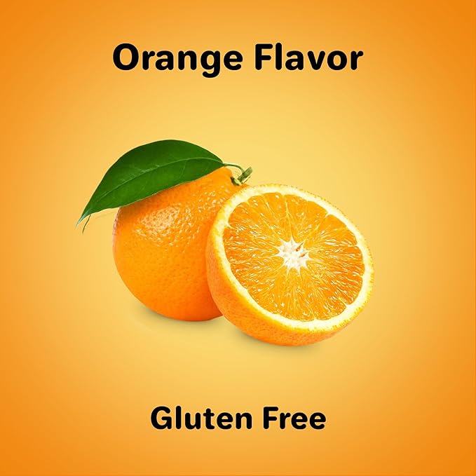 Airborne 750mg Vitamin C Immune Support Supplement Gummies for Adults Zesty Orange Flavor Gluten Free Crafted Blend with Powerful Antioxidants Vitamins A C &amp E 63 Gummies (2 Pack)