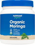 Nutricost Organic Moringa Powder 1LB (16oz) - Gluten Free Non-GMO Vegetarian Friendly