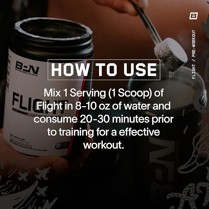 BARE PERFORMANCE NUTRITION BPN Flight Pre Workout Supports Energy and Mental Focus Improved Endurance &amp Muscle Pumps with CarnoSyn® Beta Alanine Pink Lemonade 30 Servings