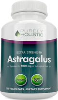 Astragalus Root 5000 MG | 8 Month Supply | Immune &amp Energy Support | 20:1 Astragalus Extract with 70% Polysaccharides | High-Strength Adaptogen Support for Vitality | Vegan &amp Non-GMO | 250 Cap