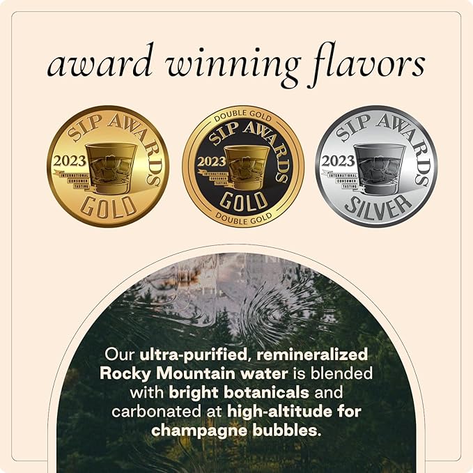 Strongwater Sparkling Spanish Tonic Water - 12 Pack Cans (8.4 Fl Oz Each) - Premium Craft Cocktail Mixer - Orange Blossom Water with Quinine &amp Tangerine - Real Cane Sugar No Artificial Flavors