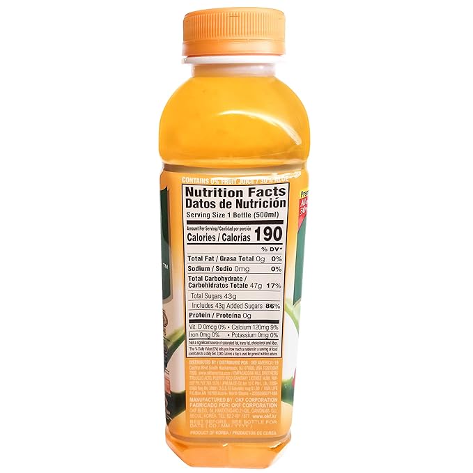 Okf Aloe Vera King Mango Drink 16.9oz (Pack of 10)