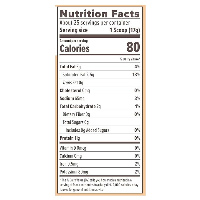 Primal Kitchen Peanut Butter Flavor Collagen Fuel® Drink Mix Collagen Peptides No Dairy 14.3 Ounces