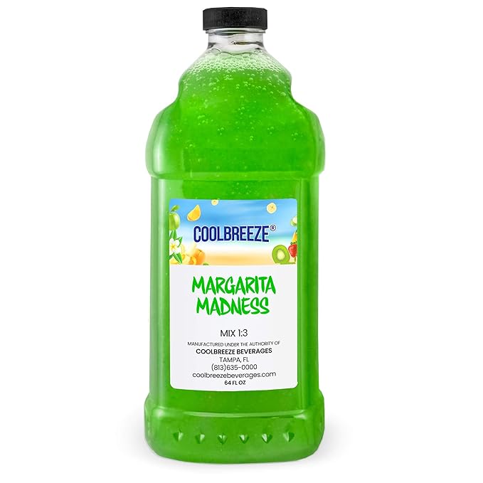 Coolbreeze Margarita Frozen Drink Machine Mix - One Case 6 1/2 Gallon Bottles