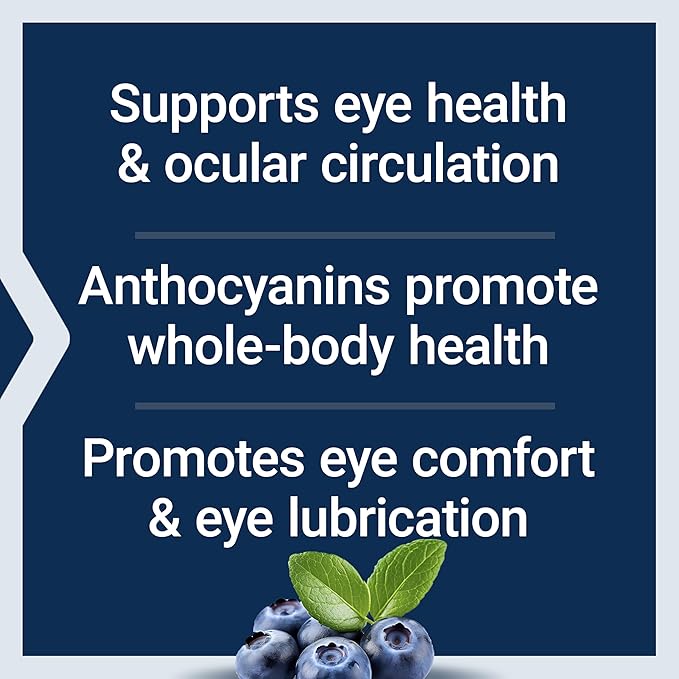 Life Extension Standardized European Bilberry Extract 100 mg MirtoSelect® Vaccinium myrtillus Eye Health Circulation Lubrication Gluten-Free Non-GMO Vegetarian 90 Capsules