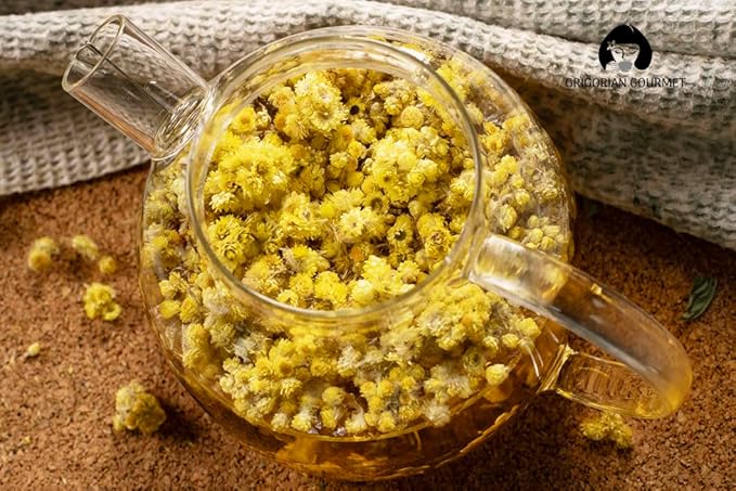 Immortelle (Helichrysum Pallasii) 2 OZ (57g) Loose Herbal Tea | Wild-Harvested Armenian Flower Tea | Premium Loose Leaf Tea for Relaxing Floral Infusions and Tea Lovers