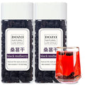 DOZO Dried Black Mulberries 15.5oz/440g Black Mulberry Large Sun-dried Mulberries Vegan Snack＆Baking No sugar add 桑葚干 黑桑葚