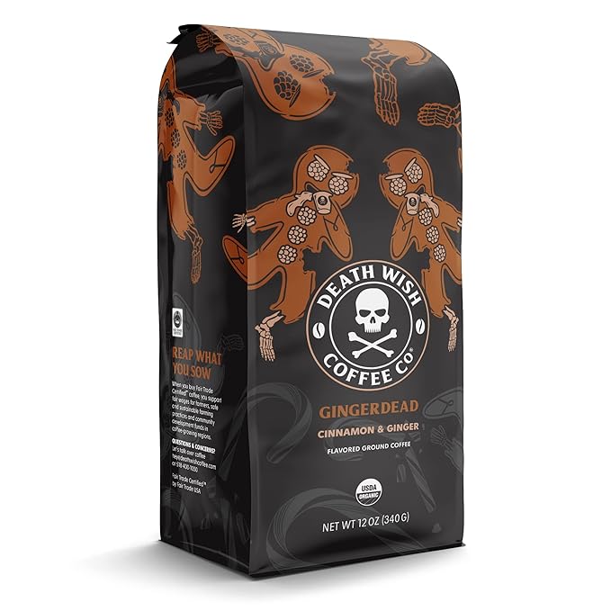 Death Wish Coffee Co. - Gingerdead Ground Coffee - (12 Oz)