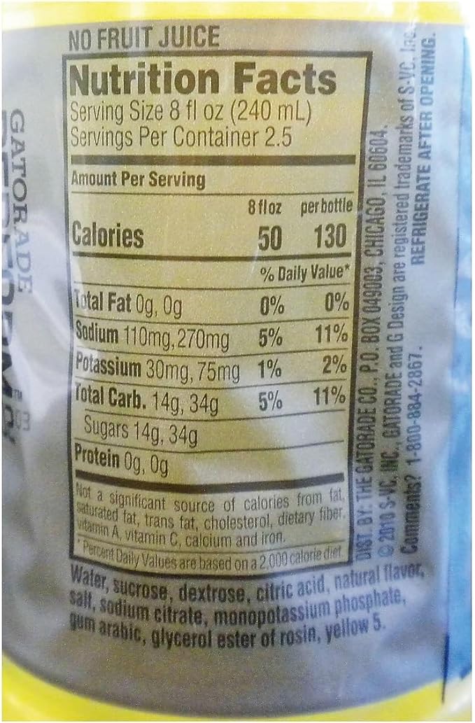 Gatorade 712667 Gatorade Thirst Quencher Lemon Lime Liquid Sports Drinks 20 Fl. oz.