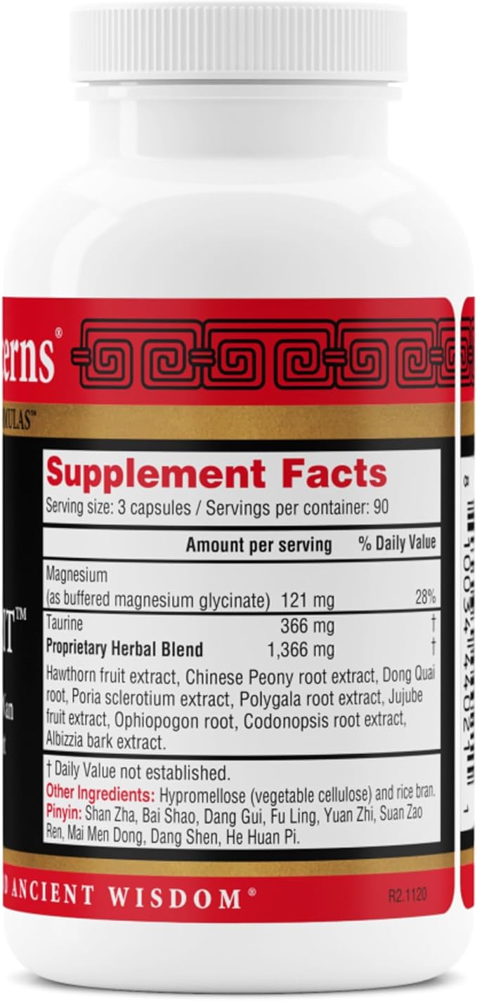 Health Concerns Calm Spirit - Stress Relief Supplement with Chinese Herbal Blend - Supports A Relaxed Mood &amp Emotional Wellness - Magnesium Glycinate &amp Hawthorn Extract - 270 Capsules