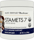 Host Defense Stamets 7 Mushroom Powder - 7 Species Blend - Mushroom Supplement for Immune Support with Royal Sun Blazei Cordyceps Reishi Maitake Lion's Mane Chaga &amp Mesima - 7 oz (133 Serving