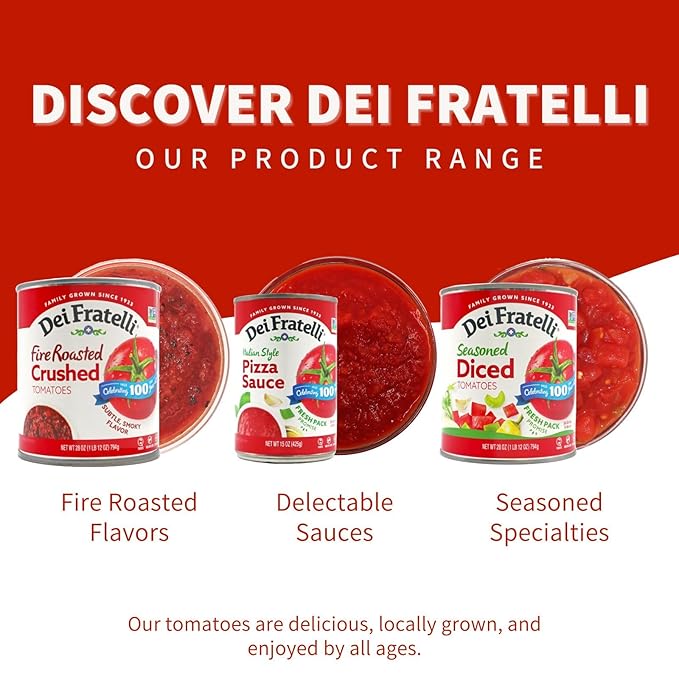 Dei Fratelli Vegetable 100% Juice Not from Concentrate 46oz (6 pack)