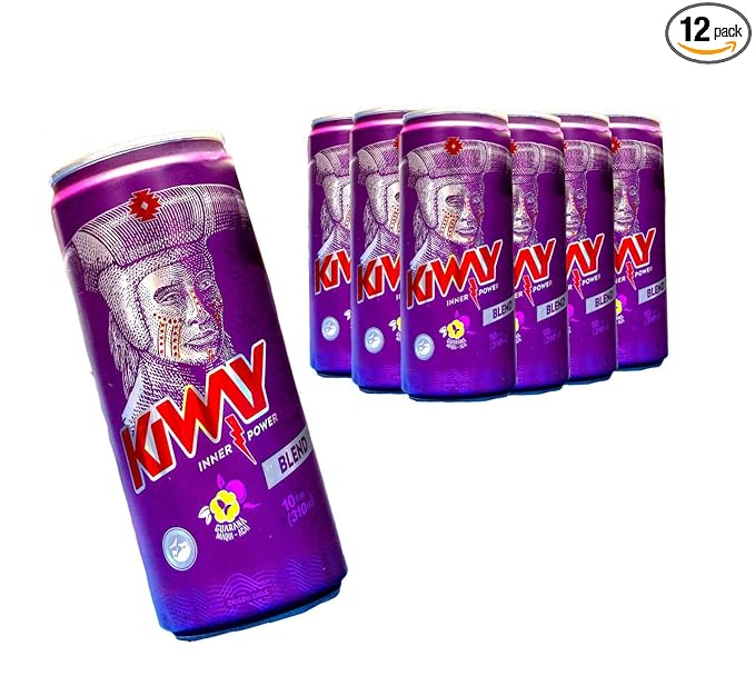 Ki-Way Natural Energy Drink Maqui Berry Natural Caffeine Guarana Acai Berry No Added Sugar No Artificial Colors Keto Vegan Friendly 27 Calories 10 FlOz / 295mL