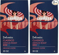Lavazza Classico Ground Coffee Blend Medium Roast Authentic Italian Blended And Roasted in Italy Non GMO Value Pack A Full bodied with rich flavor and notes of dried fruit 20 Ounce (Pack of 2)