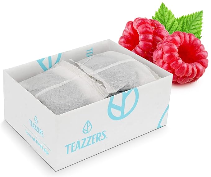 Teazzers Premium All-Natural Black Tea Bags– Great for Foodservice Commercial Ice Tea Brewers | Unsweetened USA-Made Bulk Green Tea for Restaurants Cafés &amp Home Brewing (4 Ounce 24 Count)