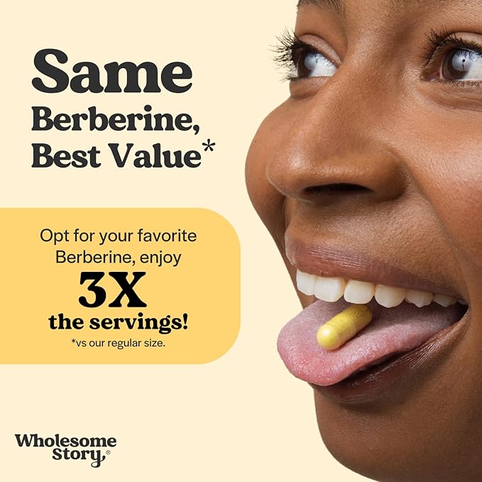 Berberine Supplement 1500mg | Berberine 500mg Per Capsule | 97% Standardized Purity | Supports Metabolic Profiles &amp Hormonal Balance | 270 Berberine HCL Capsules | Berberine Supplements 90-Day Sup