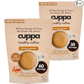 Cuppa Coffee - Great tasting medium roast with mushrooms adaptogens &amp superfoods - Lion's Mane Ashwagandha Cordyceps MCT Prebiotic Fiber &amp L-Theanine. Supports natural energy &amp better