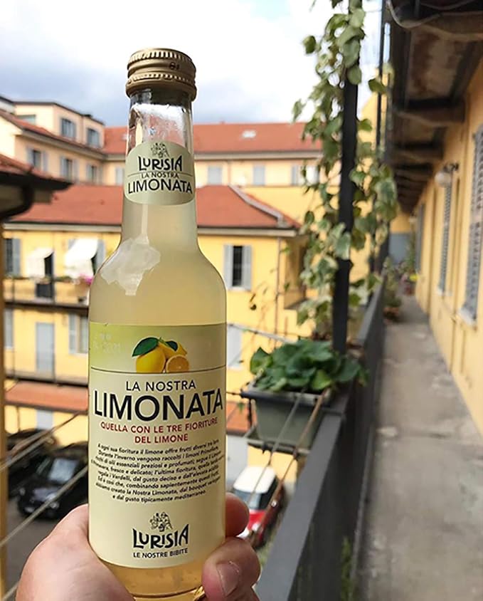 Lurisia La Nostra Limonata Carbonated Lemon Beverage - 9.3 oz (12 Glass Bottles)