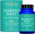 FRISKA Women’s Daily Digestive Enzyme and Probiotics Supplement Advanced Natural Support for Female Digestive Health Fights Bloating Eases Digestion Supports Nutrient Absorption 30 Capsules