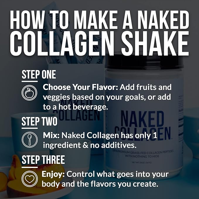 NAKED Vanilla Collagen Peptides (25 Servings 19.4oz) Colostrum Powder (150 Servings) – Pasture-Raised Grass-Fed Non-GMO Keto Gluten Free Gut Health Immunity Recovery &amp Skin Support
