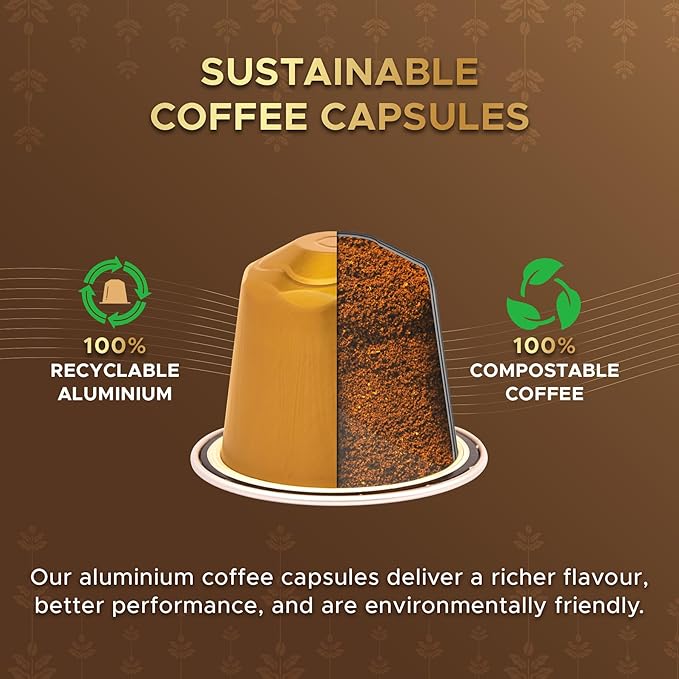 Coffeeza Belgian Chocolate Flavored Espresso Coffee Pods Compatible with Nespresso Original Line Medium Roast Intensity – 7 100% Arabica Aluminium Coffee Capsules 3 Pack - 30 Single Serve Coffee
