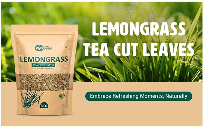Lemongrass Loose Leaf Herbal Tea Caffeine Free 224g (8-ounce) Culinary Use (Pack of 2)