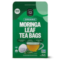 FGO Organic Moringa Mint Tea 100 Count Eco-Conscious Herbal Tea Bags Resealable Bag Caffeine Free Packaging May Vary (Pack of 1)