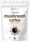 Micro Ingredients Organic Instant 10 in 1 Mushroom Coffee Powder 28 Ounce (317 Servings) | Premium Arabica Coffee with Lion’s Mane Chaga Reishi &amp More