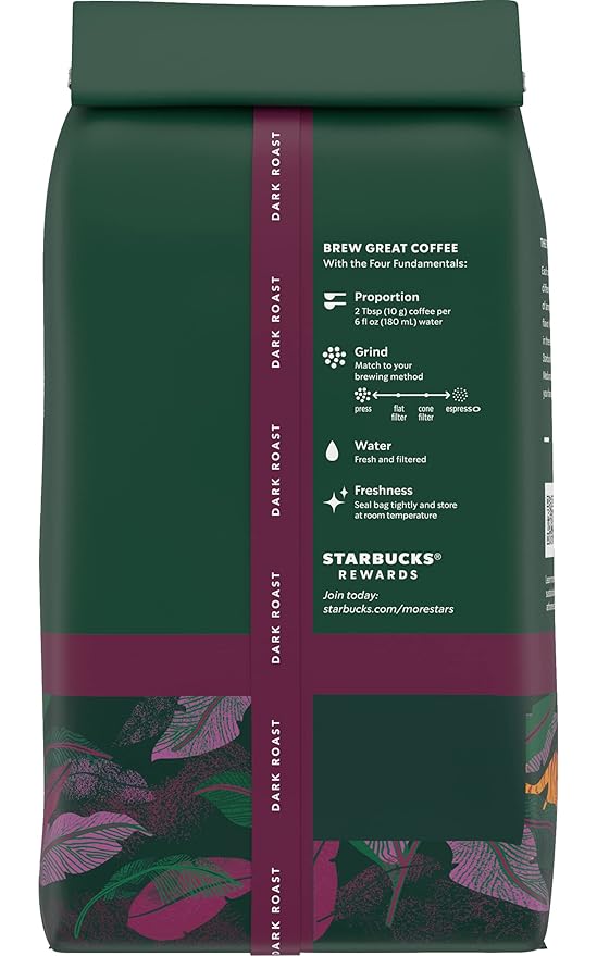 Starbucks Sumatra Coffee Whole Bean 12-Ounce Bags (Pack of 3)