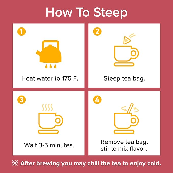 Onkatsu Farm Rooibos Azuki Bean Premium Japanese Tea Bags Rich Aromatic Nutty Flavor Hot or Iced Caffeine Free 50 Total Tea Bags