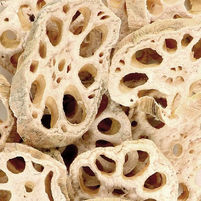 Organic Natural Pure Korean Lotus Root Dried Bulk Herbs -10.58 Ounce (300g)