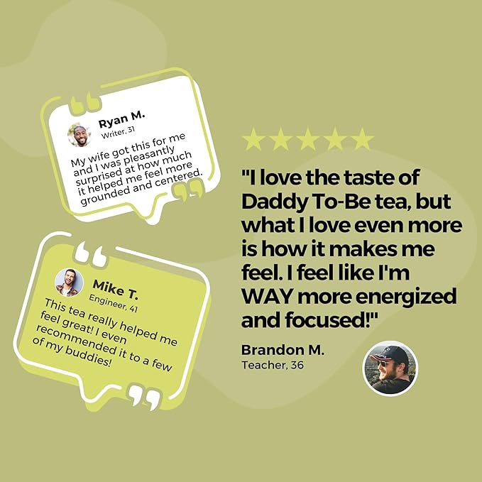 Fertility Support Loose Leaf Tea For Him w/ Alfalfa Red Rooibos | Organic Herbal Tea | 2 oz (57 gram) | Decaf Vegan Healthy No Caffeine Organic Herbs No Natural or Artificial Flavors Resealabl