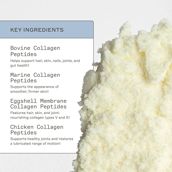 Amy Myers MD Spectrum 5 Collagen Peptides Powder - Daily Collagen Supplement for Healthy Hair Skin &amp Nails - for Joint Support Gut &amp Immune Health - 30 Servings