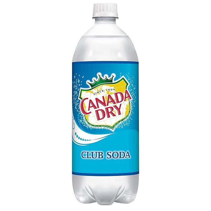Canada Dry Club Soda 1 L bottle (pack of 12)