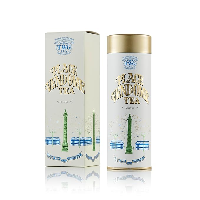 TWG Tea | Place Vendôme Tea | Green Tea | Nuts &amp Tropical Fruits | Haute Couture Tin 100g | Gift Set