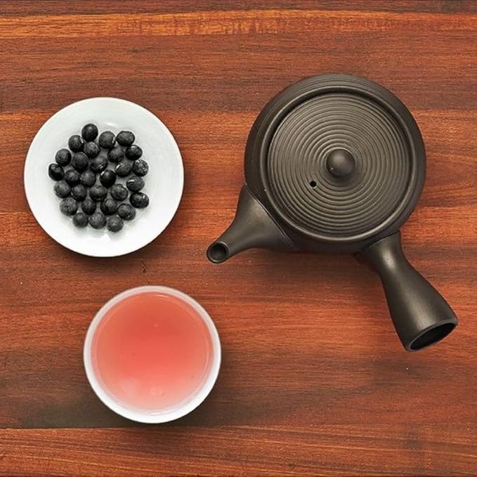 Senbird Premium Kuromamecha - Japanese Black Soybean Tea - From Hokkaido Japan - Loose Leaf Kuromame in Airtight Tea Tin (5.3oz/150g)