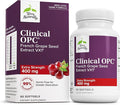 Terry Naturally Clinical OPC Extra Strength - Healthy Heart &amp Artery Support - Aids Brain Health &amp Function for Focus and Concentration - Offers Antioxidant Activity - 400 mg 90 Softgels