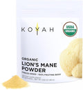 KOYAH - Organic Lion's Mane Mushroom Powder - 80 Servings - We Strive to Make The Least Processed Lion's Mane Powder On Earth. 100% Fruiting Body USA Freeze-Dried 3rd Party Tested for Beta-Glucans