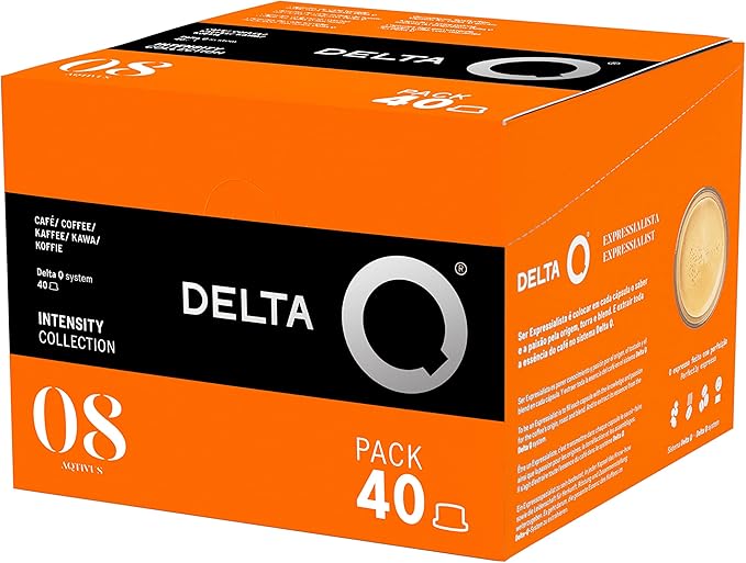 Delta Q Espresso Pods for Delta Q machines aQtivus - Intensity 8 Notes of Roasted Nuts and Subtle Fruit XL Pack - 40 Capsules