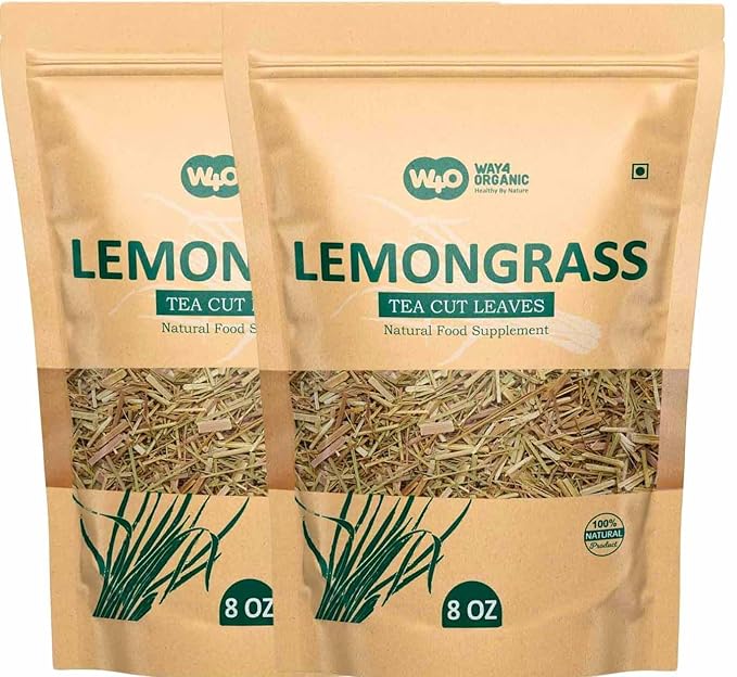 Lemongrass Loose Leaf Herbal Tea Caffeine Free 224g (8-ounce) Culinary Use (Pack of 2)