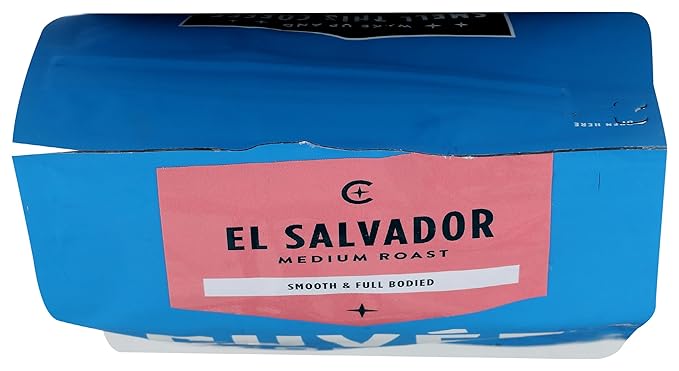 Cuvee Coffee El Salvador – Single Origin Medium Roast Whole Bean 12 oz – Bright Tangerine &amp Plum Notes Direct-Trade Roasted in Austin TX.