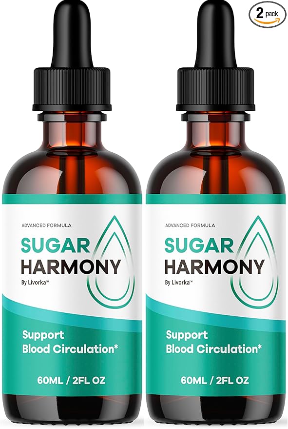 (2 Pack) Sugar Harmony Drops - Official SugarHarmony Advanced Premium Liquid Formula Support Drops - Maximum Strenght Natural Ingredients For Overall Health &amp Wellness Reviews 2 Bottles For 2 Mo
