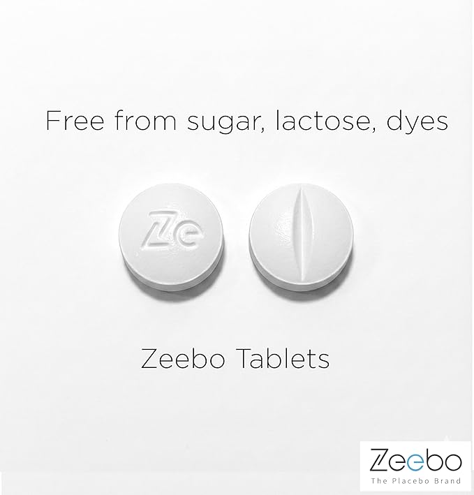 Zeebo Placebo Pills - Choose Tablet or Capsule Form (Tablets)