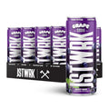 JST WRK Energy Drink - 12-Pack Sugar-Free Zero Calories No Sugar Alcohols 12 Fl Oz. 200 milligrams Caffeine (Grape Soda)
