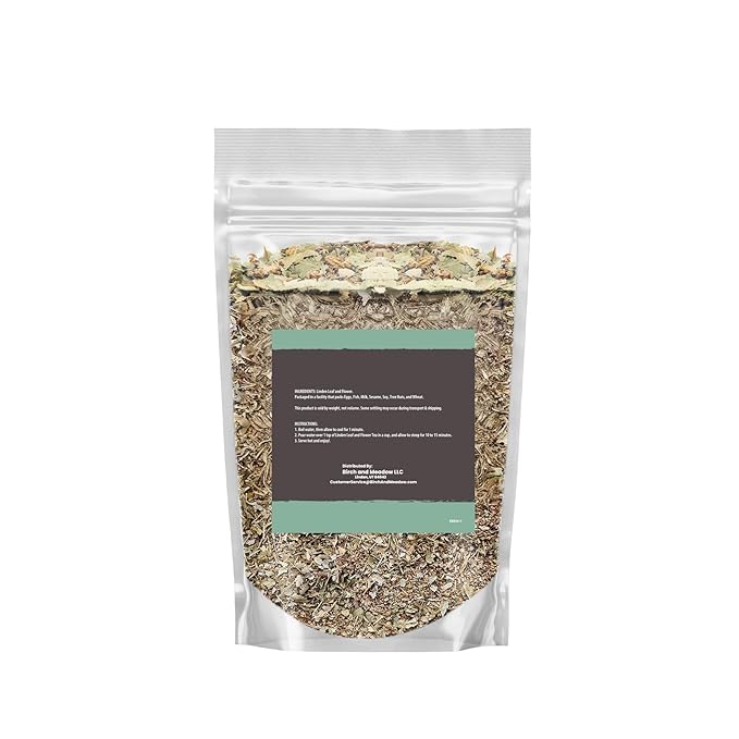 Birch &amp Meadow 8 oz Linden Leaf and Flower Tea Caffeine-Free Natural Sweet Taste