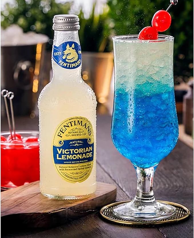 Fentimans Botanically Brewed Classic Victorian Lemonade Sparkling Soda 9.3 fl oz Bottles – Premium Craft Soda/Mixer for Cocktails &amp Refreshing Drinks