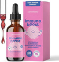 JoySpring Immune Drops – Kids Immune Support Supplement with Elderberry Extract Echinacea Oregon Grape Root &amp Orange Peel Liquid for Ages 3–16+ Years &amp Adults | 2 fl oz (60 Servings)
